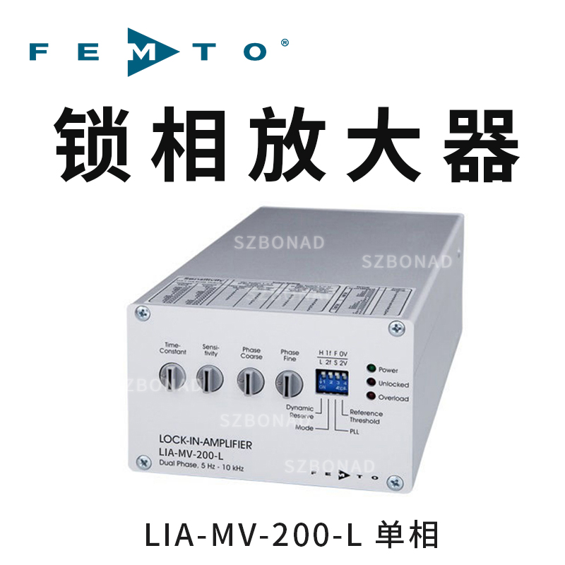 LIA-MV-200-L單相臺(tái)式鎖相放大器德國FEMTO
